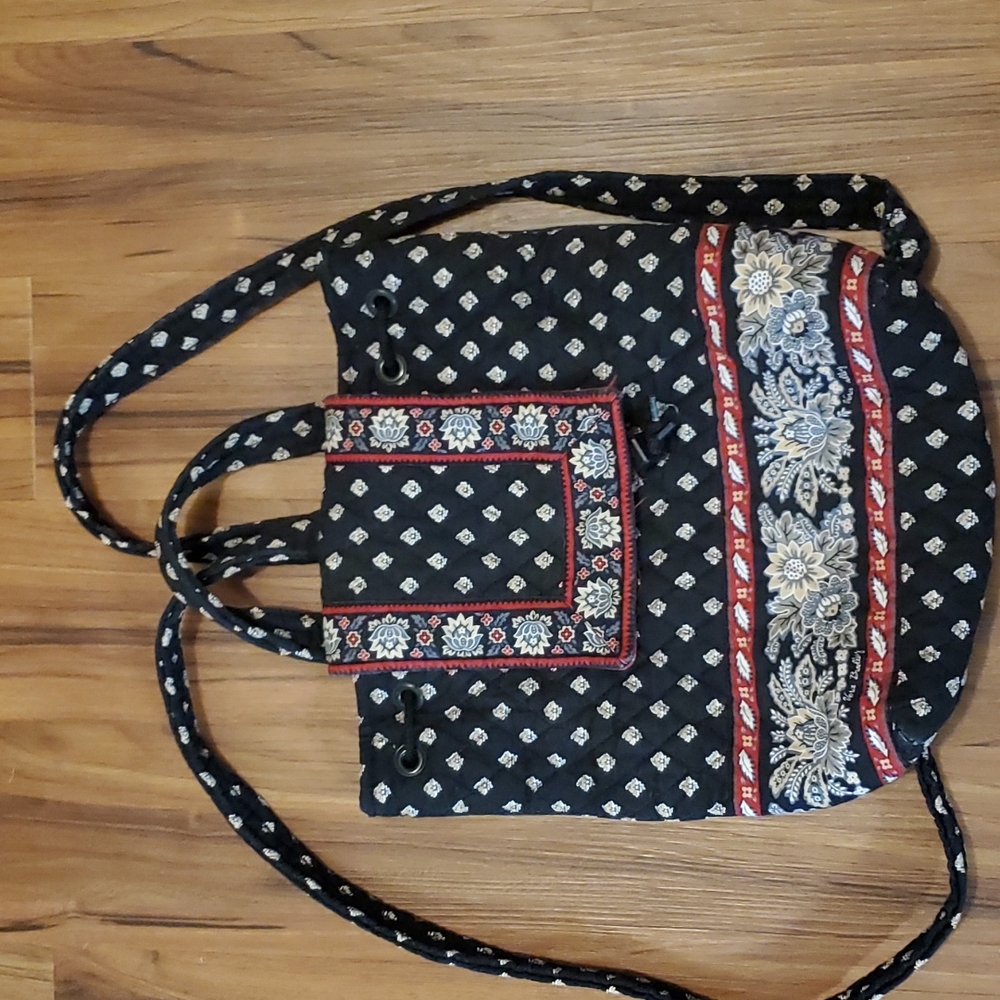 Vera bradley backpack with wallet - Picture 2 of 8
